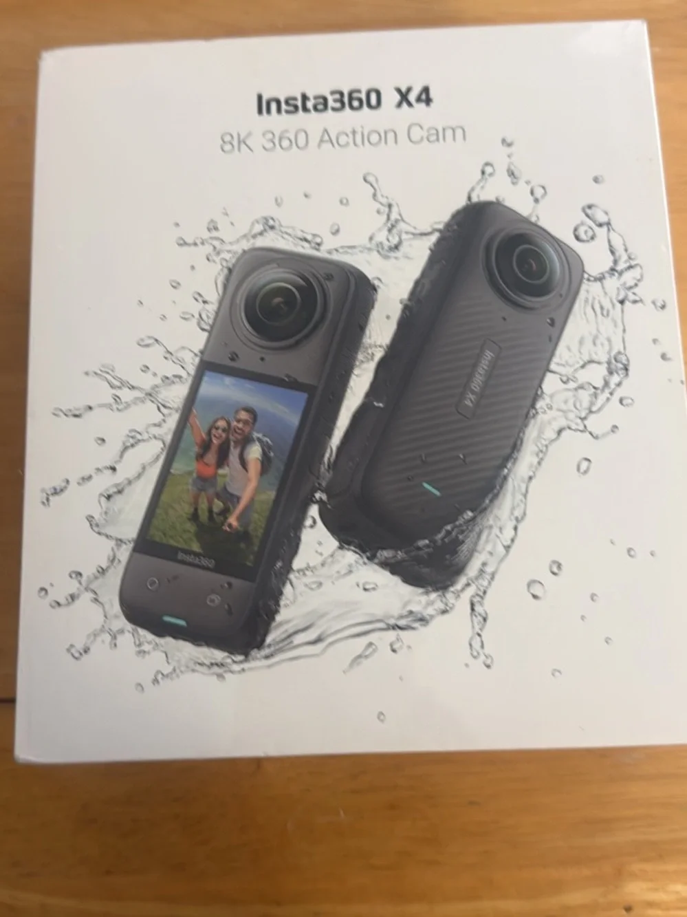 Insta360 Camera Box — White with Blue Accent Photos